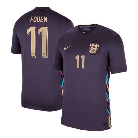 FODEN Camiseta Futbol Inglaterra #11 Segunda Equipación Eurocopa 2024