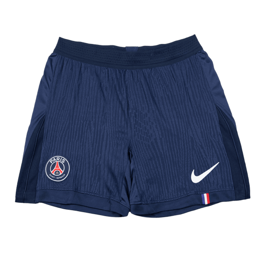 Pantalón corto de fútbol local auténtico del PSG 25/26 azul marino