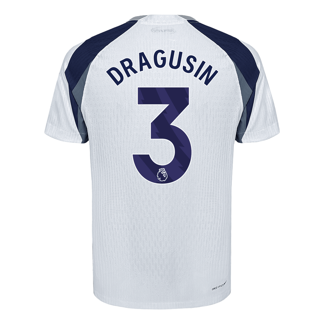 Camiseta de fútbol local auténtica DRAGUSIN #3 del Tottenham Hotspur 2025/26