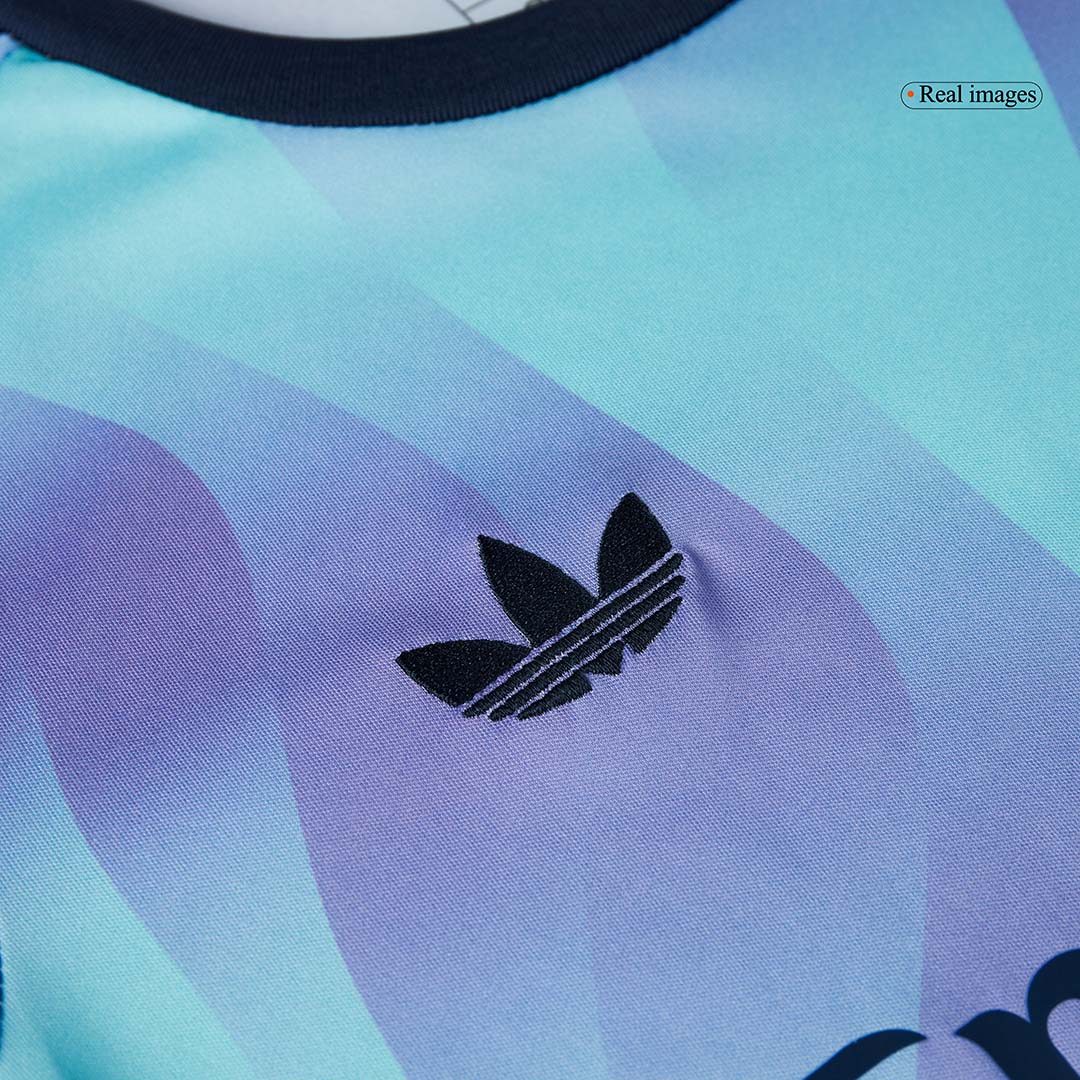 Kit de fútbol infantil de visitante del Arsenal (Kit y pantalón corto) 2024/25