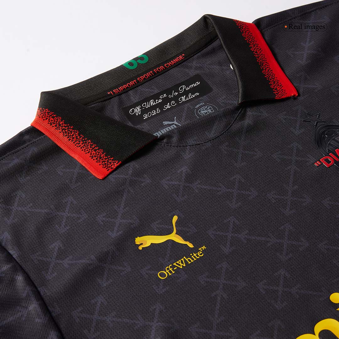 Kit de fútbol visitante del AC Milan (Kit y pantalón corto) 2024/25, verde y negro