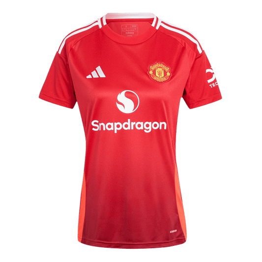 Camiseta de fútbol local del Manchester United para mujer 2024/25