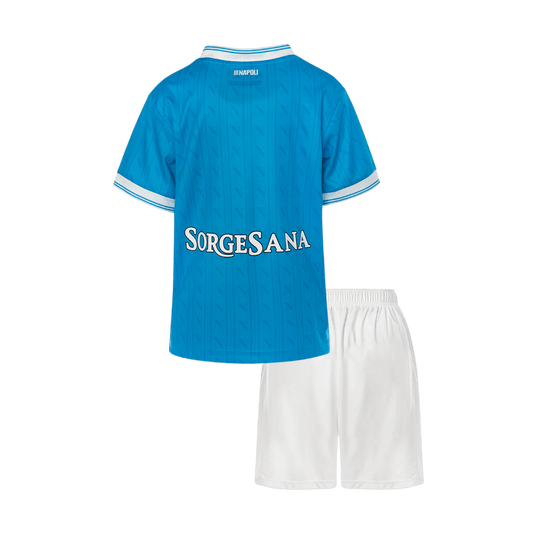 Kit de fútbol local del Napoli para niños (Kit y pantalón corto) 2025/26