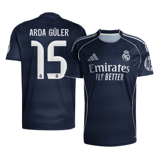 Camiseta de fútbol de segunda equipación Real Madrid ARDA GÜLER #15 2025/26