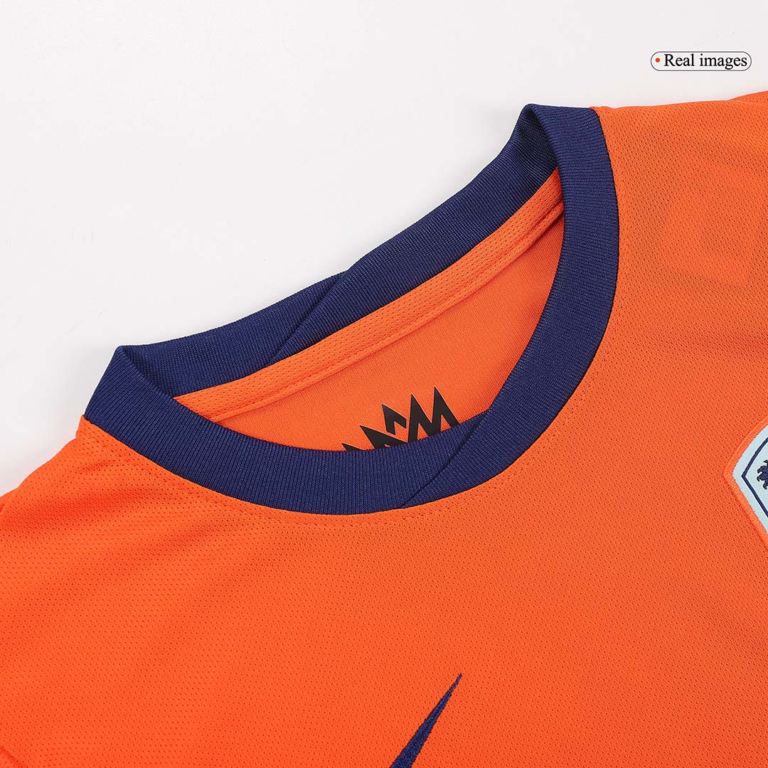 Kit de fútbol local de Países Bajos para niños (Kit y pantalón corto) para la Eurocopa 2024