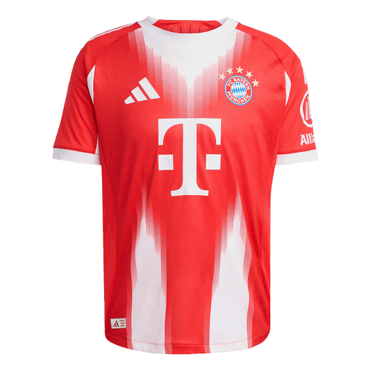 Camiseta de fútbol local auténtica del Bayern Múnich 2025/26, roja