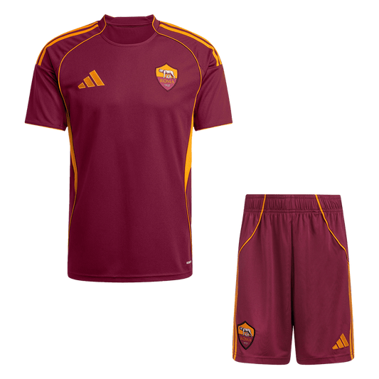Kit de fútbol local de la Roma (camiseta y pantalón corto) 2025/26