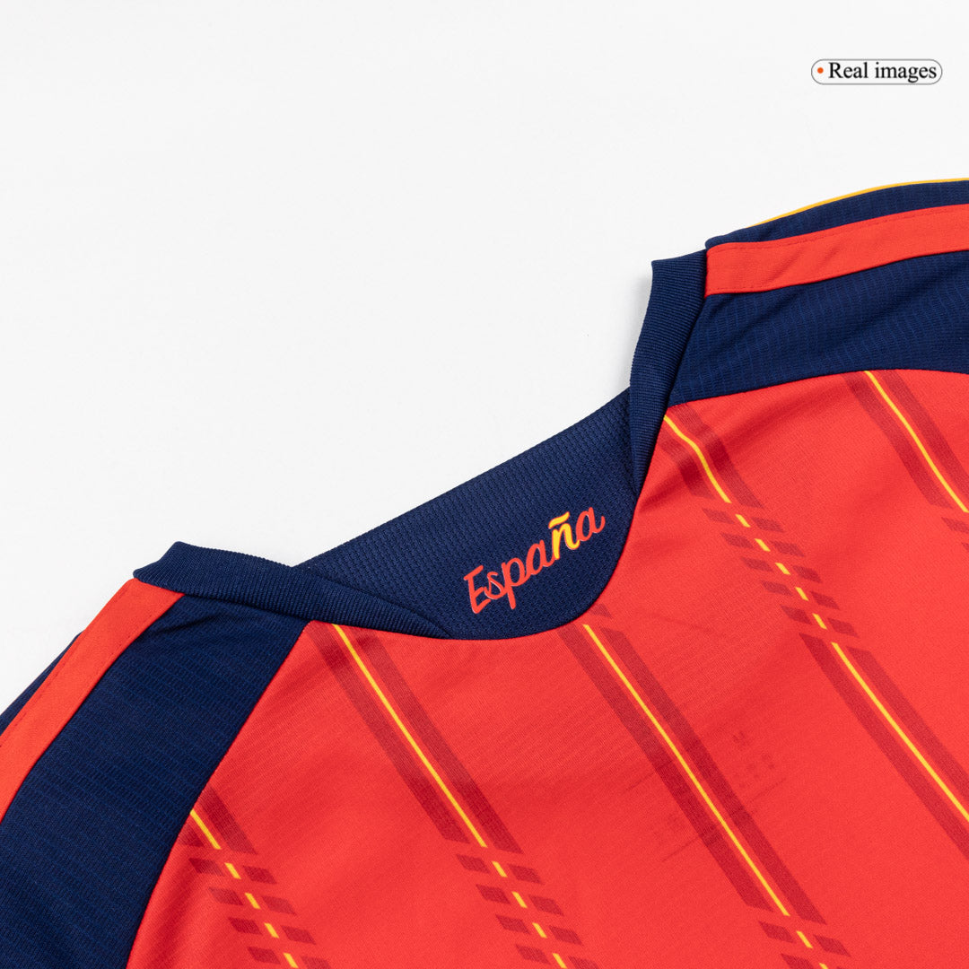 Camiseta de fútbol de España, edición campeona, para el Mundial 2026, color rojo.