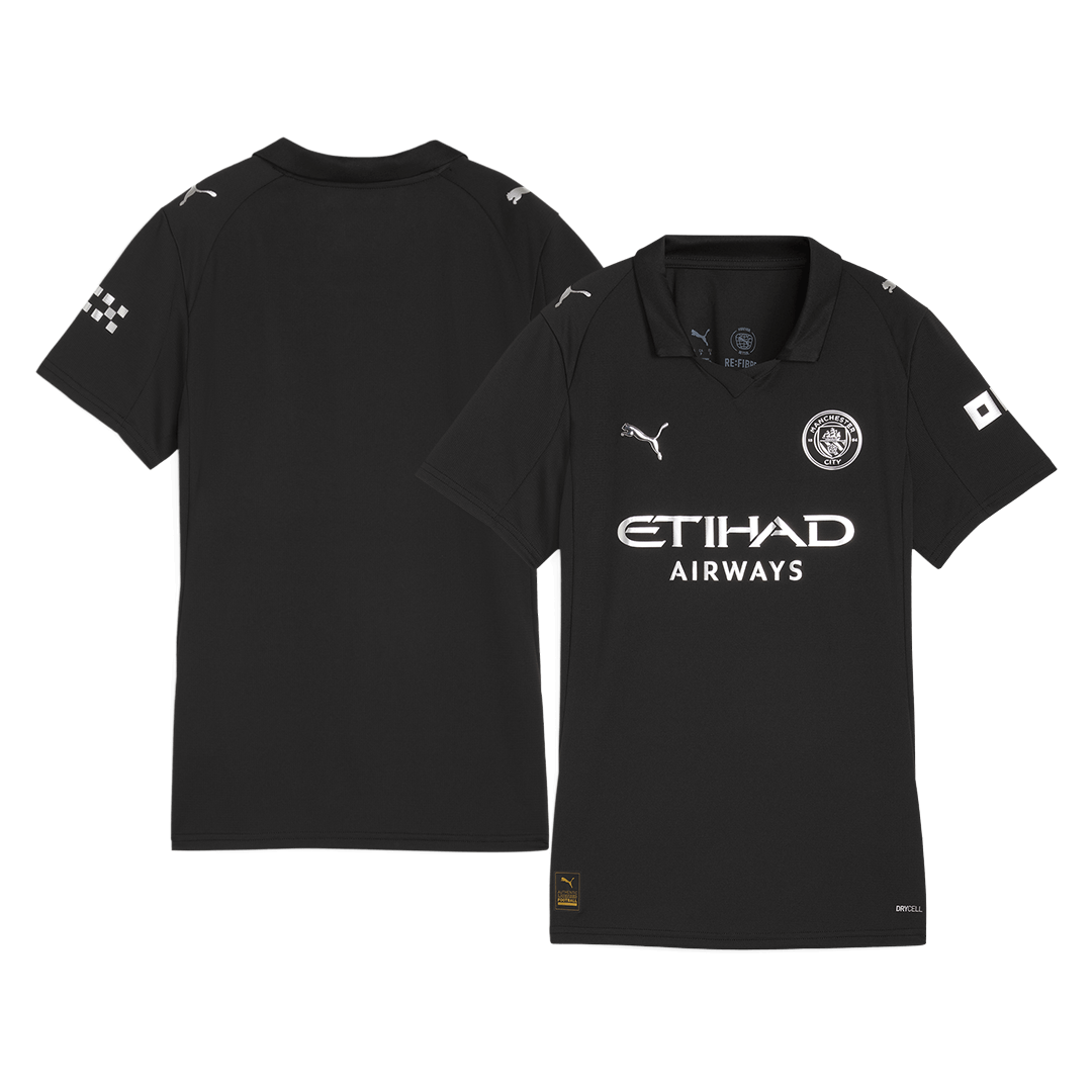 Camiseta de fútbol visitante del Manchester City para mujer 2025/26