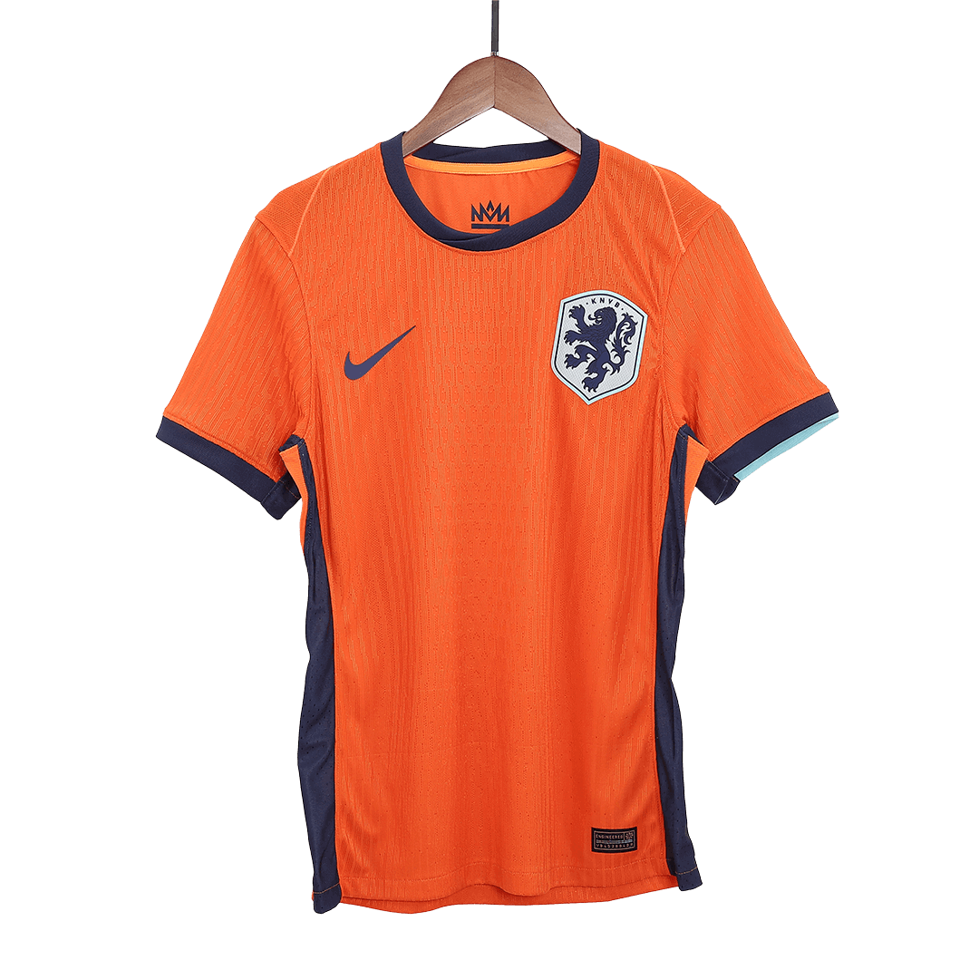 Camiseta auténtica de fútbol local de los Países Bajos para la Eurocopa 2024