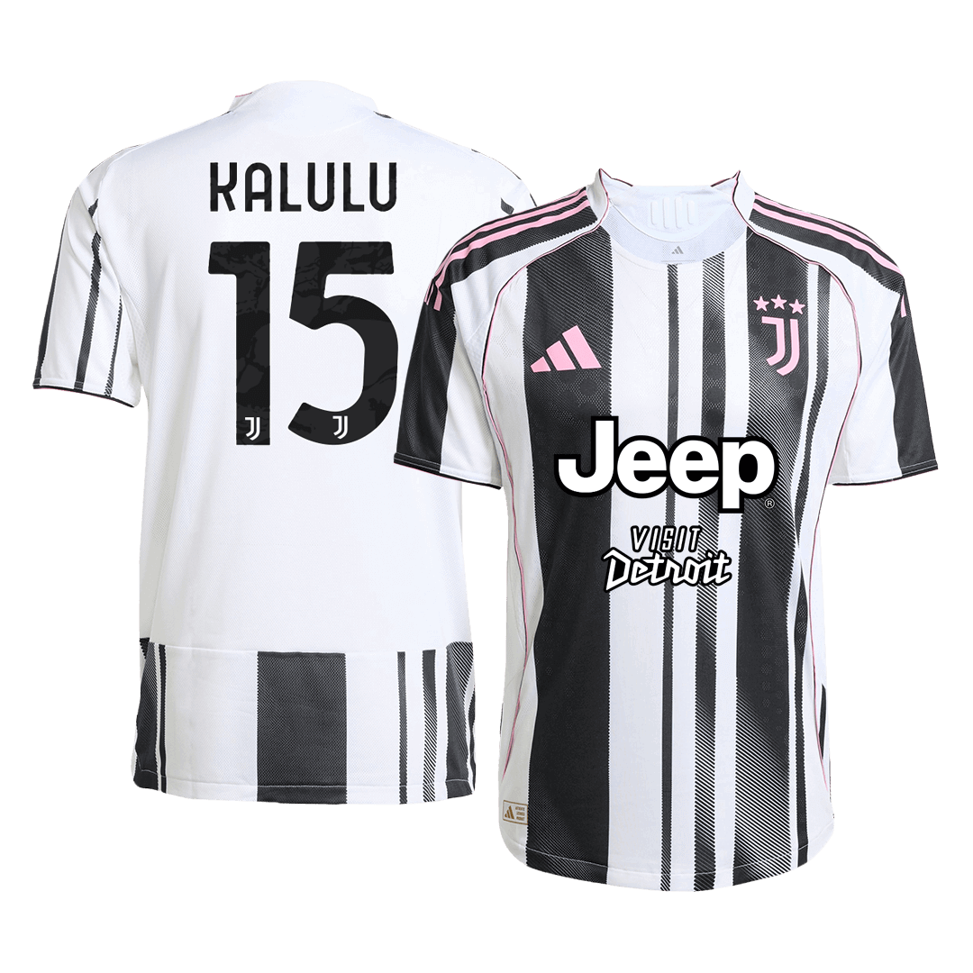 Auténtica camiseta de fútbol KALULU #15 Juventus local 2025/26