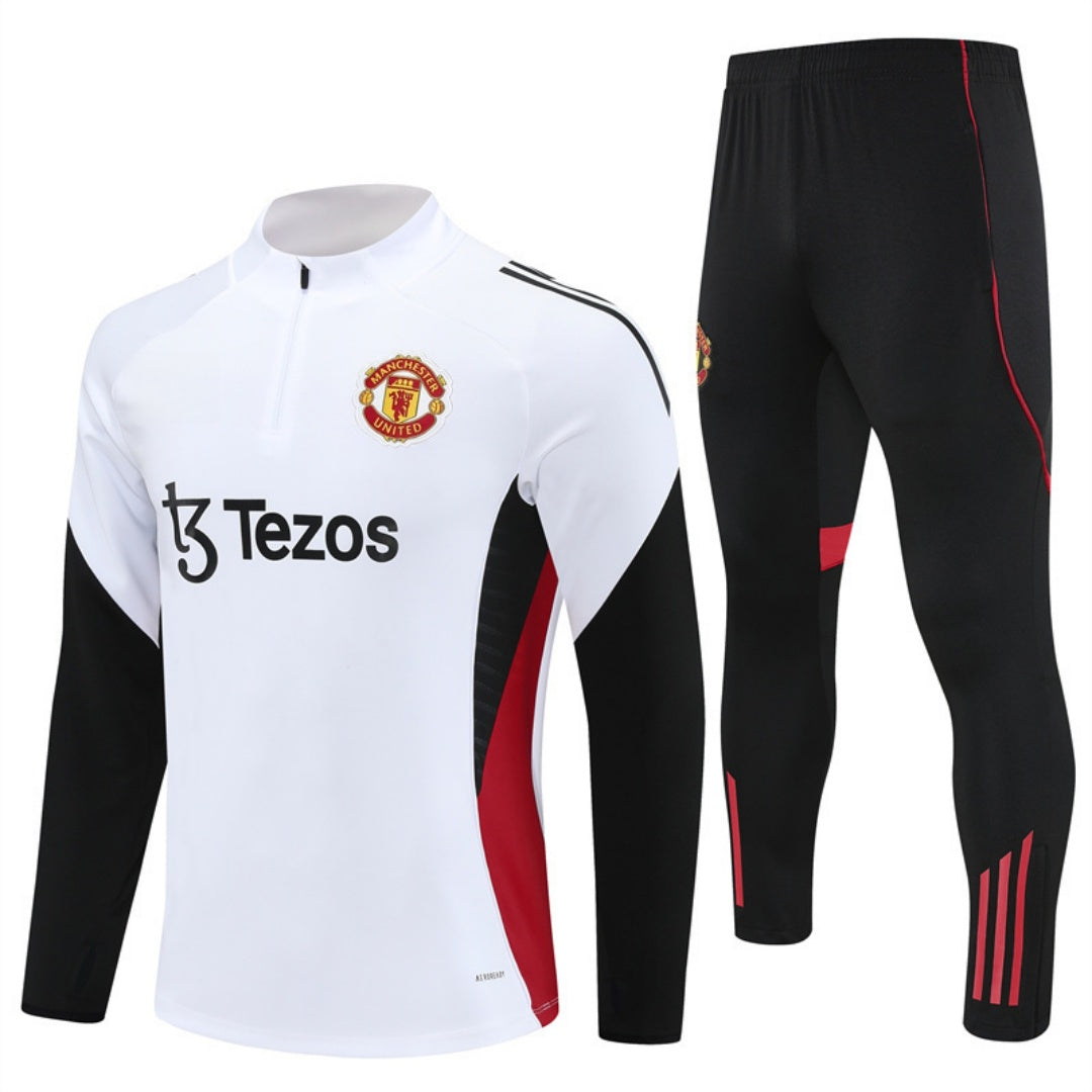 Conjunto blanco del Manchester United 25/26
