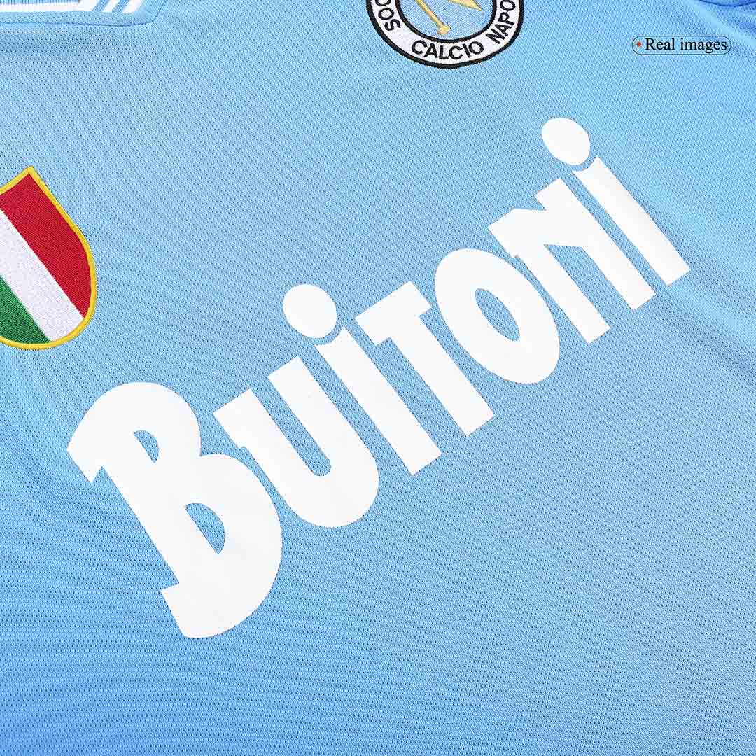 Camiseta retro de fútbol local del Napoli 1986/87