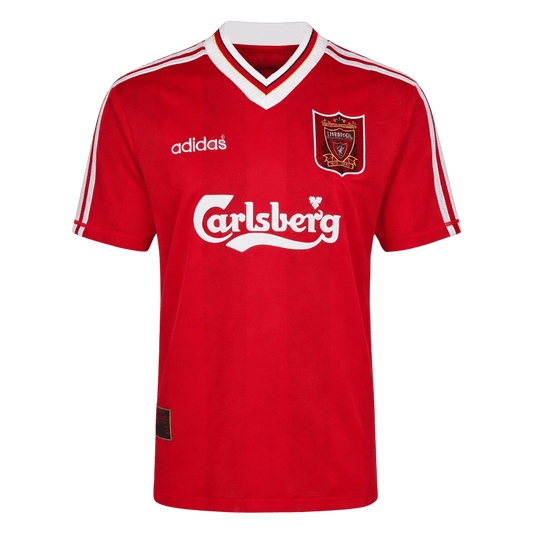 Camiseta retro de fútbol local del Liverpool 1995/96