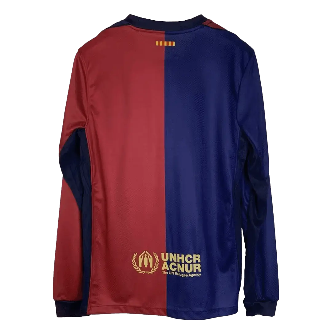 Camiseta de fútbol de manga larga del Barcelona 2024/25