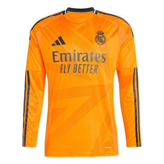 Camiseta de fútbol de manga larga de visitante del Real Madrid