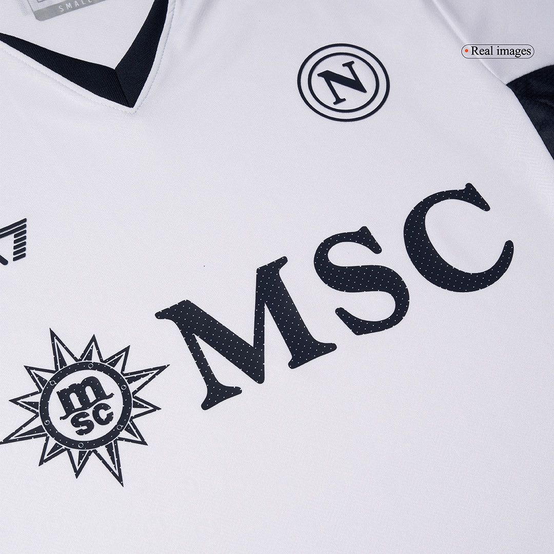 Camiseta de fútbol visitante auténtica del Napoli 2024/25