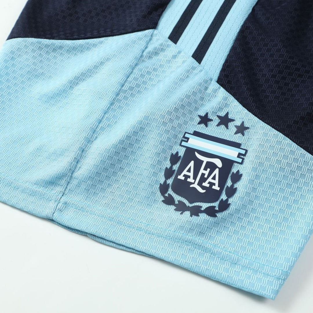 Equipación de fútbol de Argentina para la previa del partido (camiseta + pantalón corto) 2026