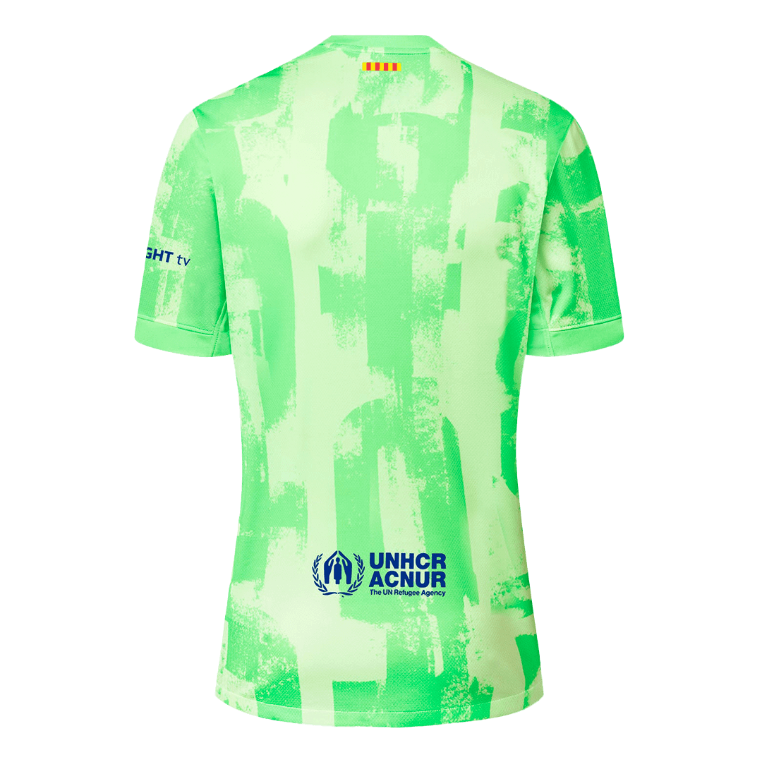 Kit de visitante del Barcelona (Kit + Pantalón) - UCL (Logotipo de Spotify sin texto)