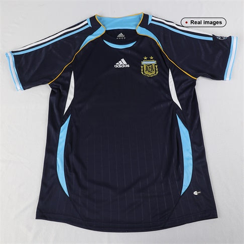 Camiseta retro de fútbol de visitante de Argentina 2006