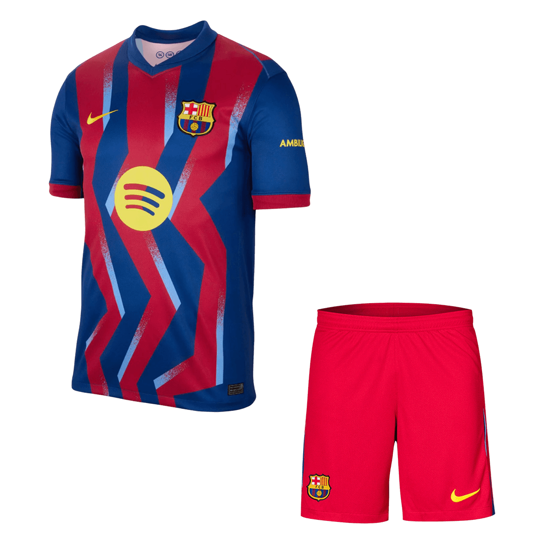 Kit de fútbol visitante del Barcelona (Kit y pantalón corto) 2025/26