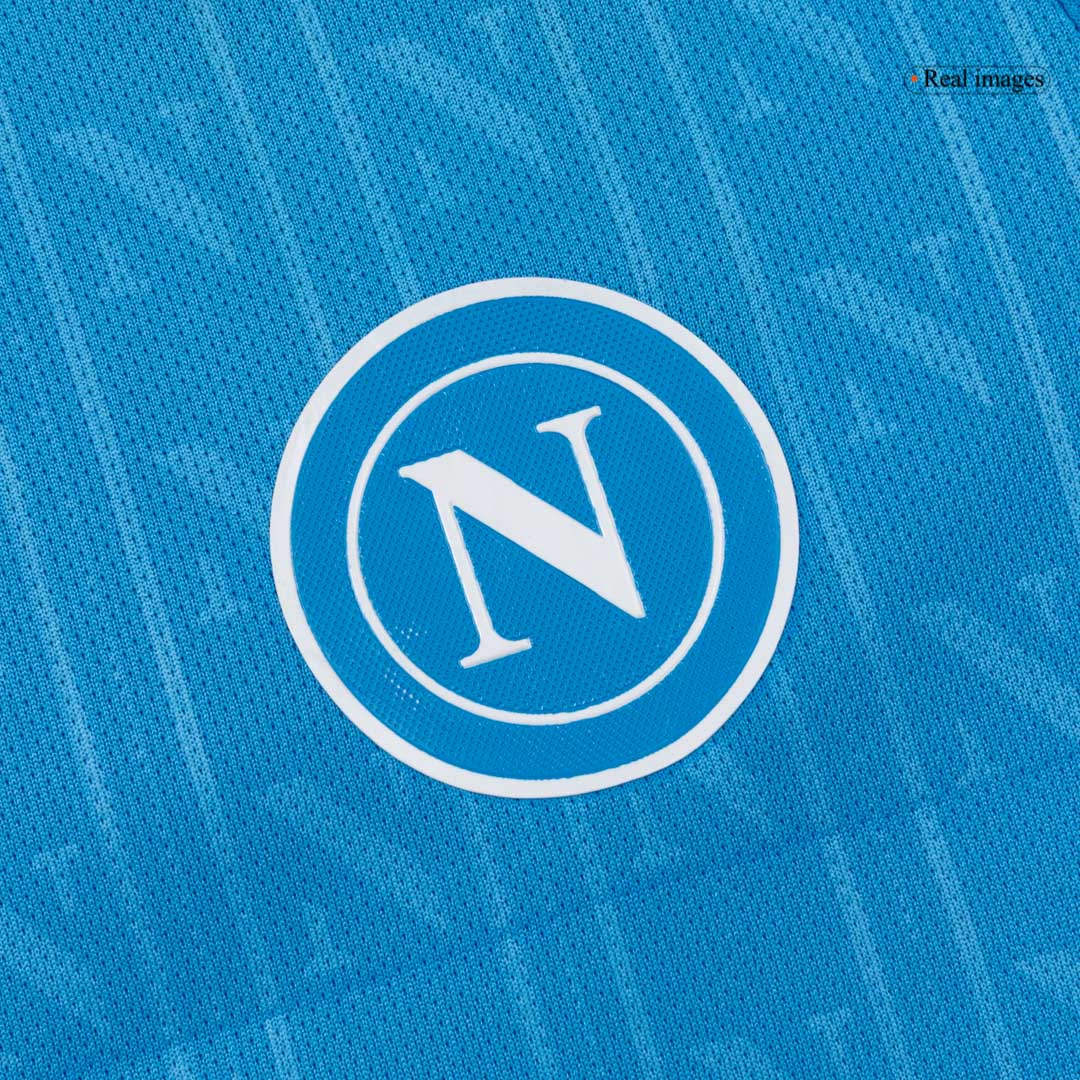Kit de camiseta de fútbol local del Napoli para niños (camiseta, pantalón corto y calcetines) 2025/26
