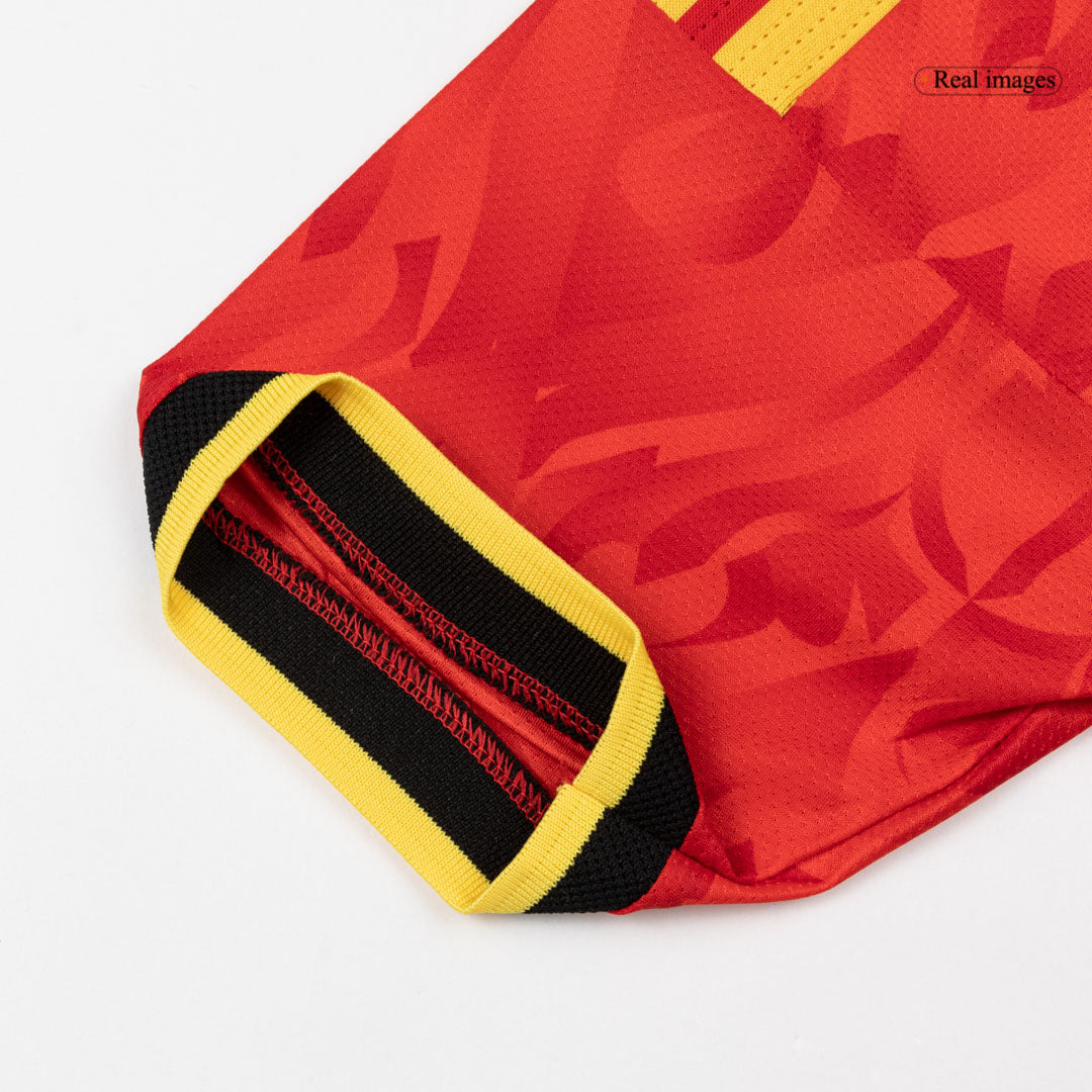 Camiseta de local de Bélgica DE BRUYNE #7 para hombre, Copa Mundial 2026 - Corte ajustado