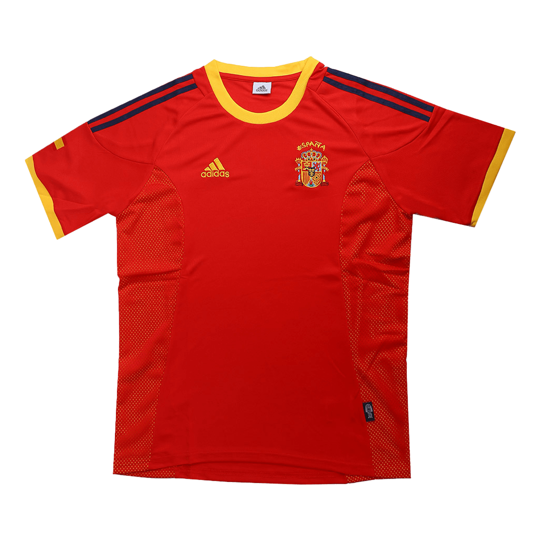 Camiseta retro de fútbol local de España 2002