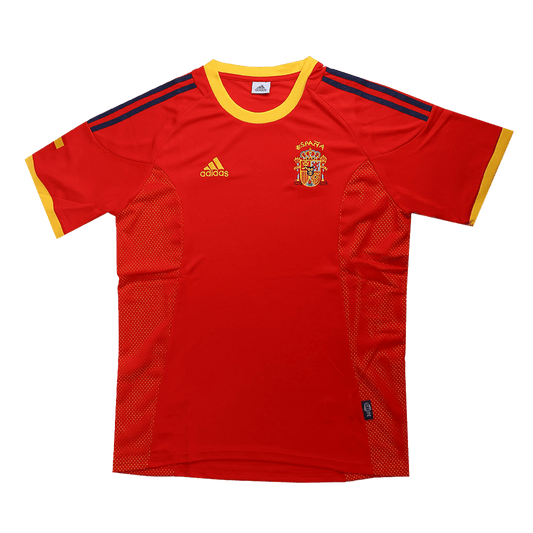 Camiseta retro de fútbol local de España 2002