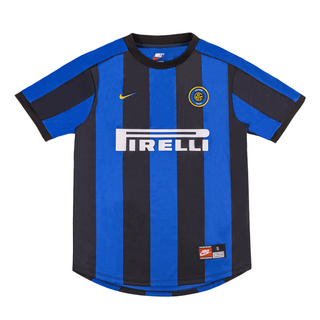 Retro BAGGIO # 10 1999/00 Camiseta de fútbol local del Inter de Milán