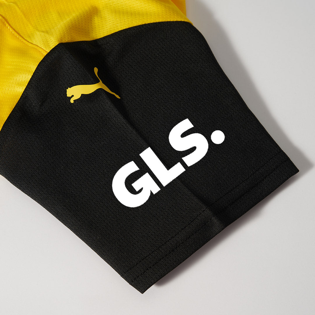 Kit de camiseta de fútbol local del Borussia Dortmund para niños (camiseta, pantalón corto y calcetines)