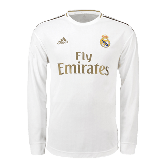 Camiseta de fútbol local del Real Madrid 2019/20 de manga larga