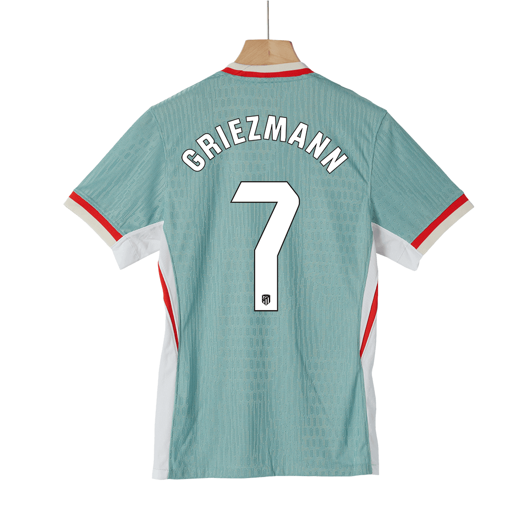 Camiseta de fútbol visitante auténtica de Griezmann #7 del Atlético de Madrid 2024/25