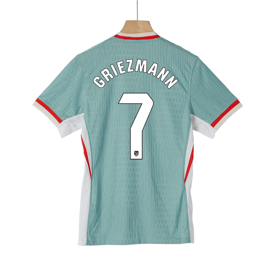 Camiseta de fútbol visitante auténtica de Griezmann #7 del Atlético de Madrid 2024/25