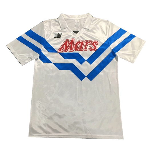 Camiseta retro de fútbol visitante del Napoli 1988/89