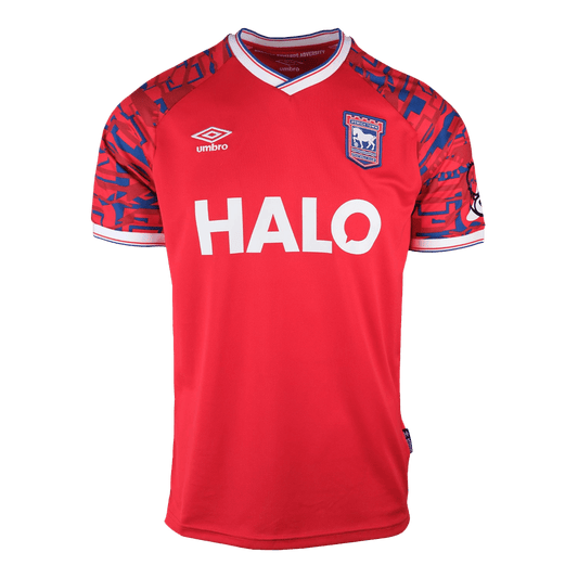 Camiseta de fútbol visitante del Ipswich Town 25/26 roja