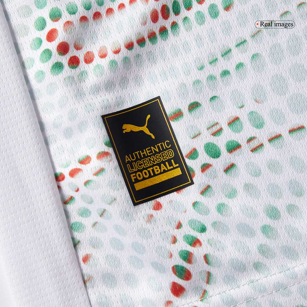 Camiseta de fútbol de manga larga de visitante de Portugal 2025, blanca