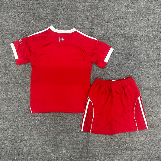 Kit local del Liverpool para niños 25/26