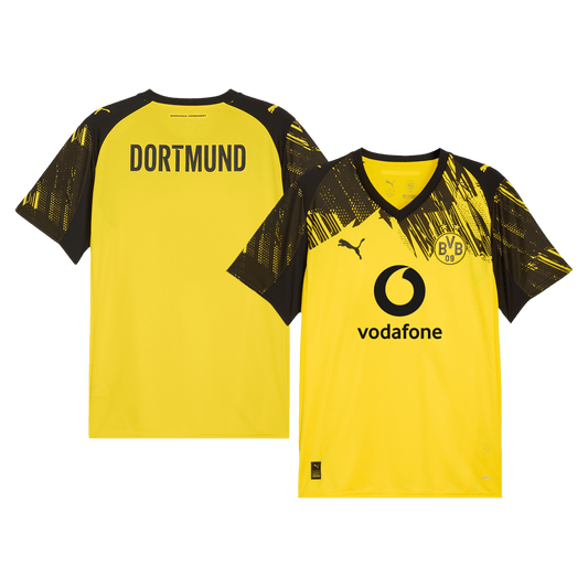 Camiseta de fútbol local del Borussia Dortmund 2025/26 amarilla
