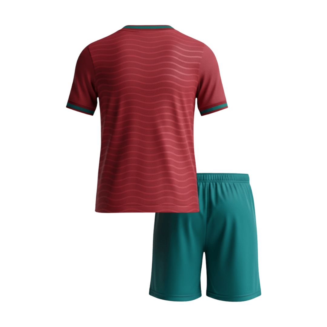 Kit de fútbol local de Portugal para niños (Kit y pantalón corto) 2026