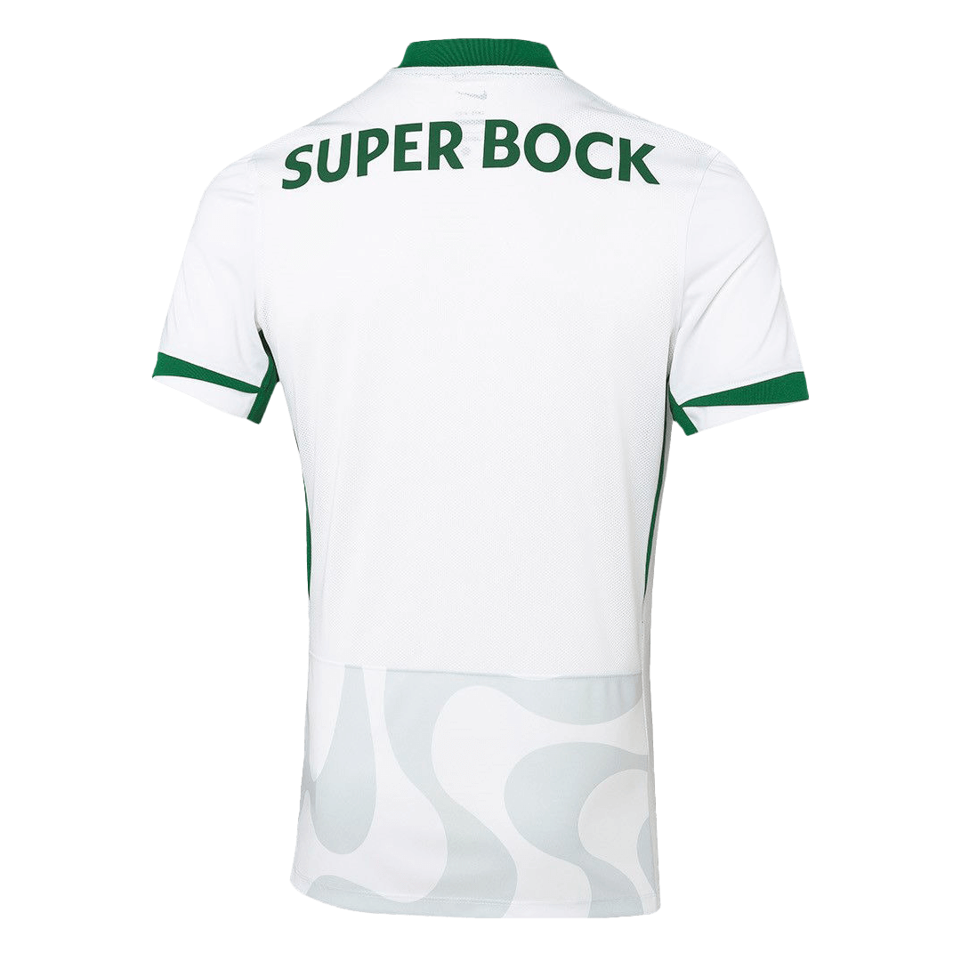 Camiseta de fútbol alternativa del Sporting CP 25/26 blanca