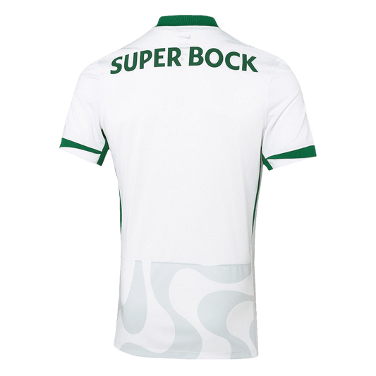 Camiseta de fútbol alternativa del Sporting CP 25/26 blanca