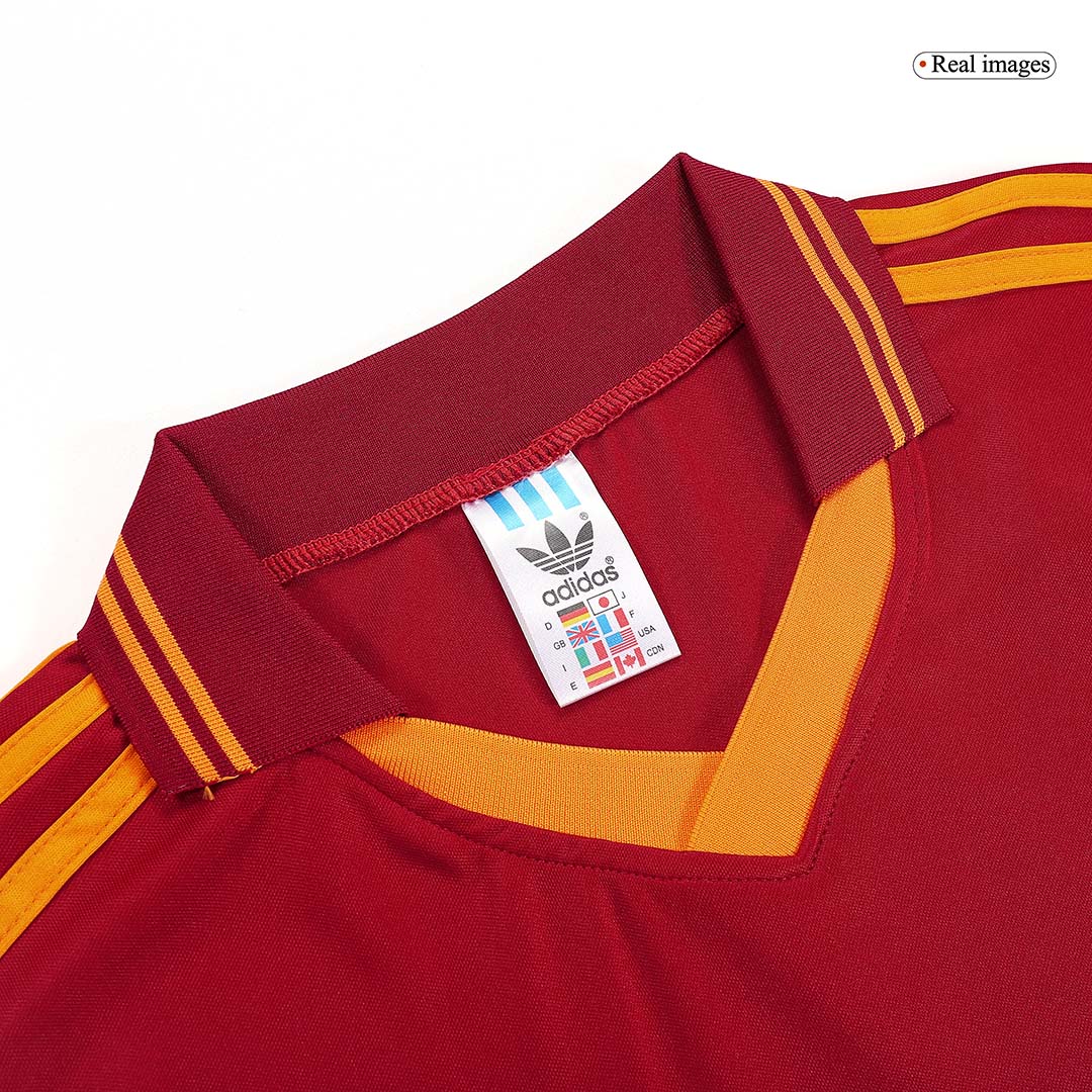 Camiseta retro de fútbol local de la Roma 1992/94