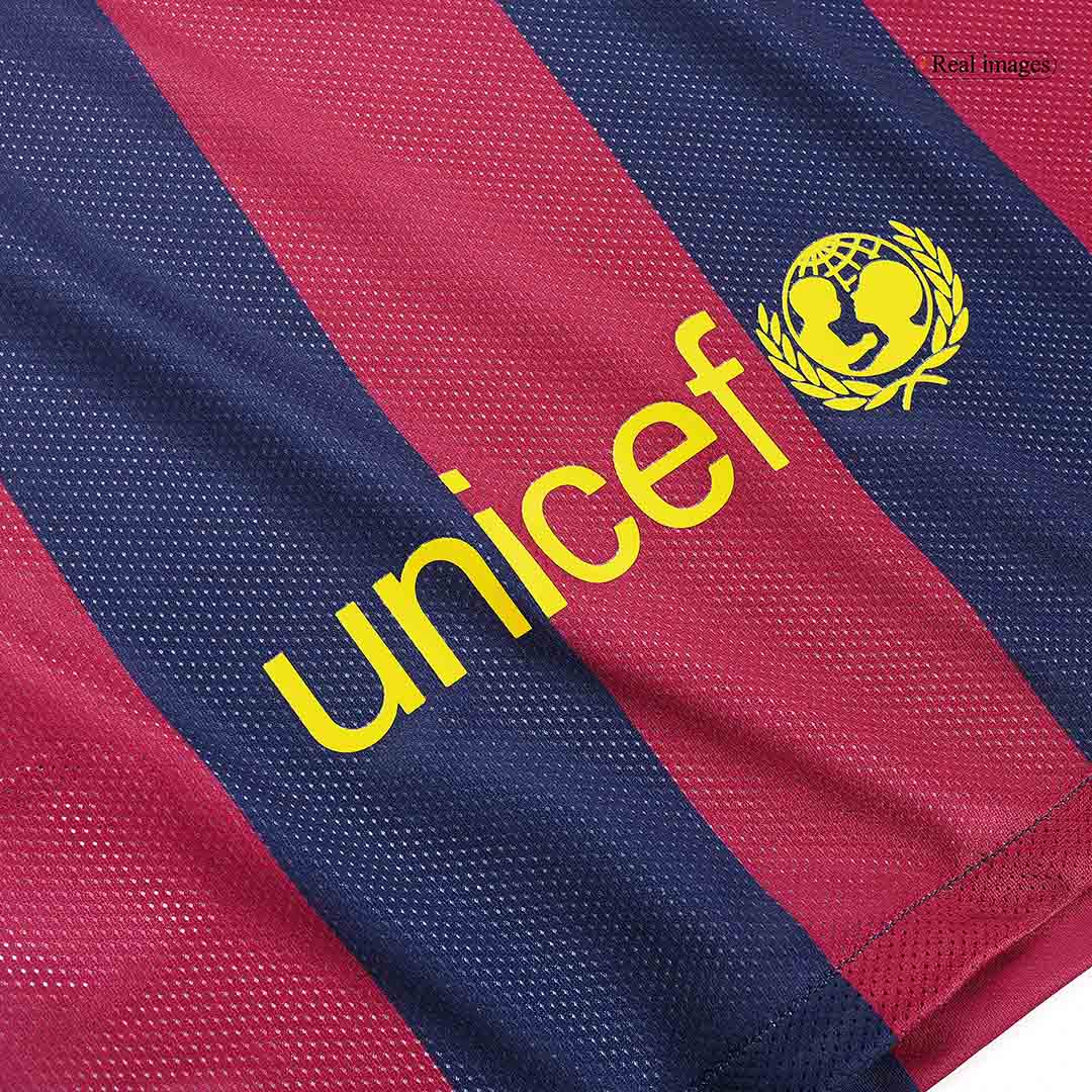 Camiseta de fútbol retro del Barcelona 2014/15 local