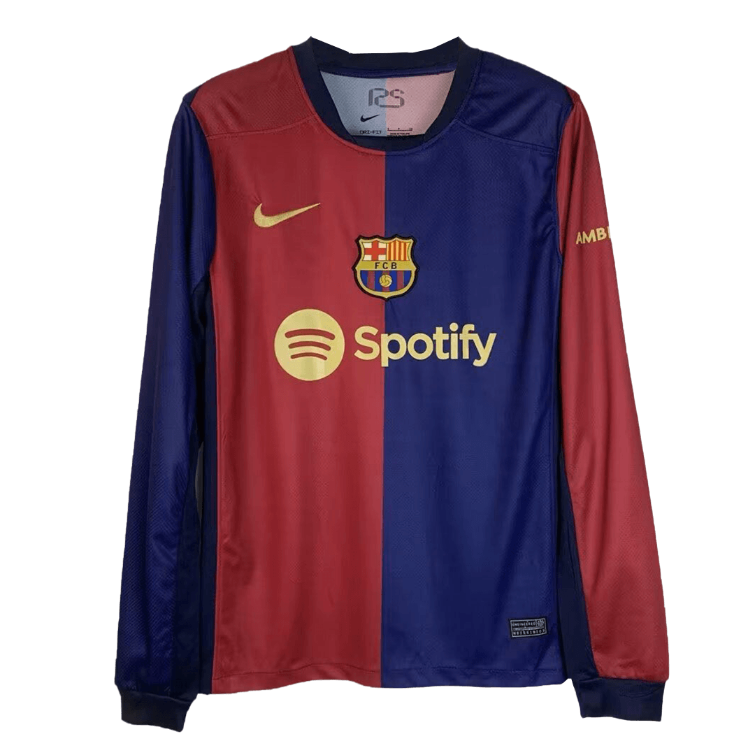Camiseta de fútbol de manga larga del Barcelona 2024/25