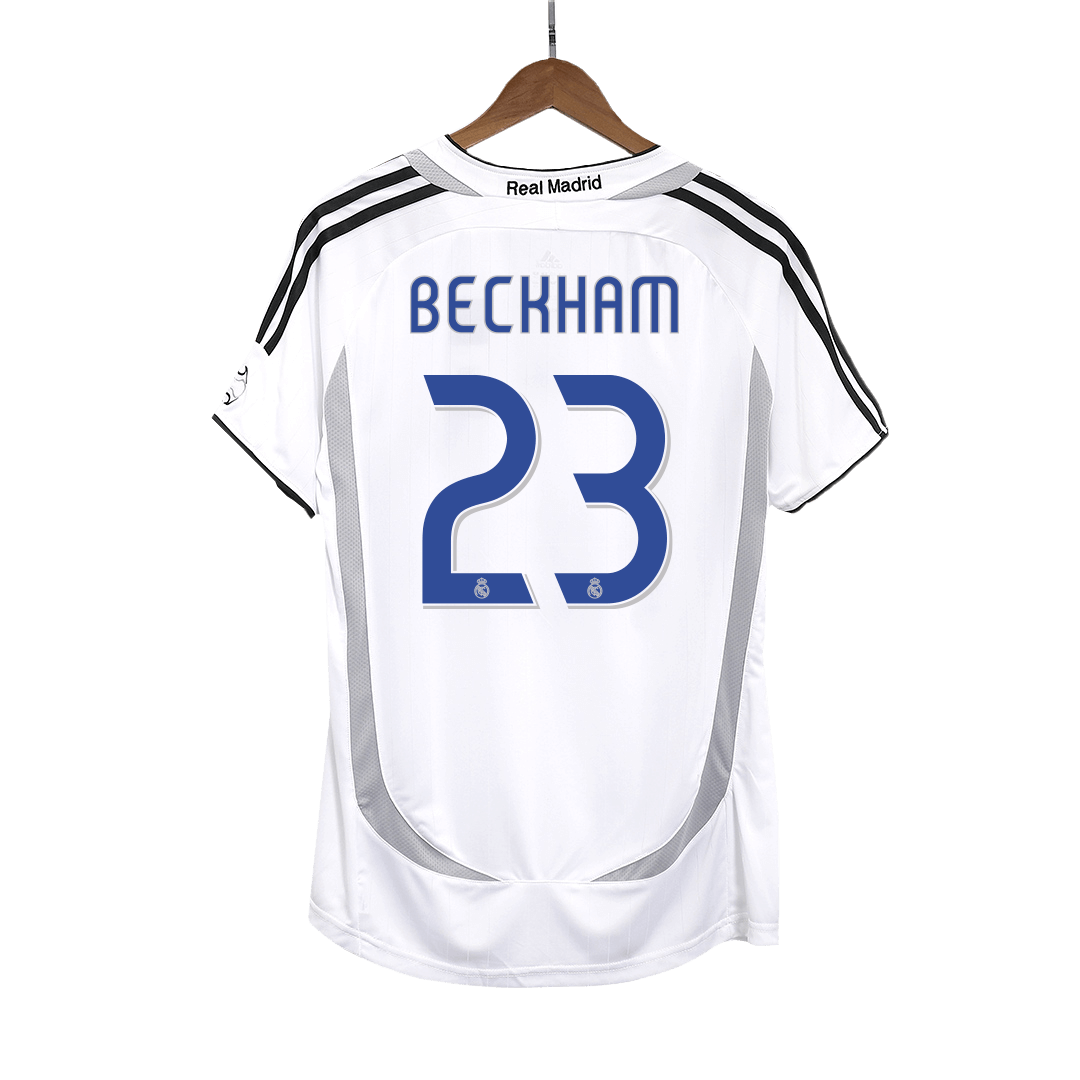 Camiseta de fútbol vintage del Real Madrid BECKHAM #23 2006/07