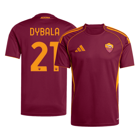 Camiseta de fútbol local de la Roma DYBALA #21 2025/26