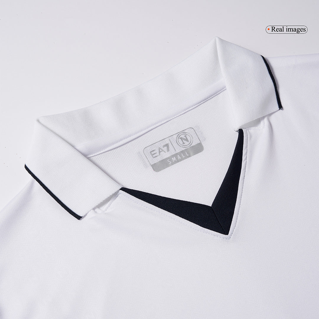 Camiseta de fútbol visitante auténtica del Napoli LUKAKU #11 2024/25