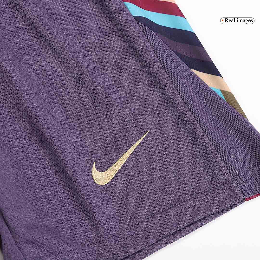 Kit de fútbol visitante de Inglaterra para niños (camiseta y pantalón corto) Eurocopa 2024