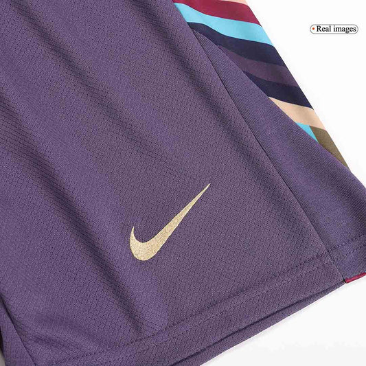 Kit de fútbol visitante de Inglaterra para niños (camiseta y pantalón corto) Eurocopa 2024